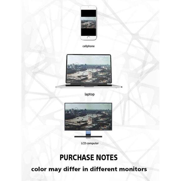 COPY - 2 Piece Non-Slip Waterproof Kitchen Runner Mat Set, Chrysanthemum Flower - Picture 6 of 6